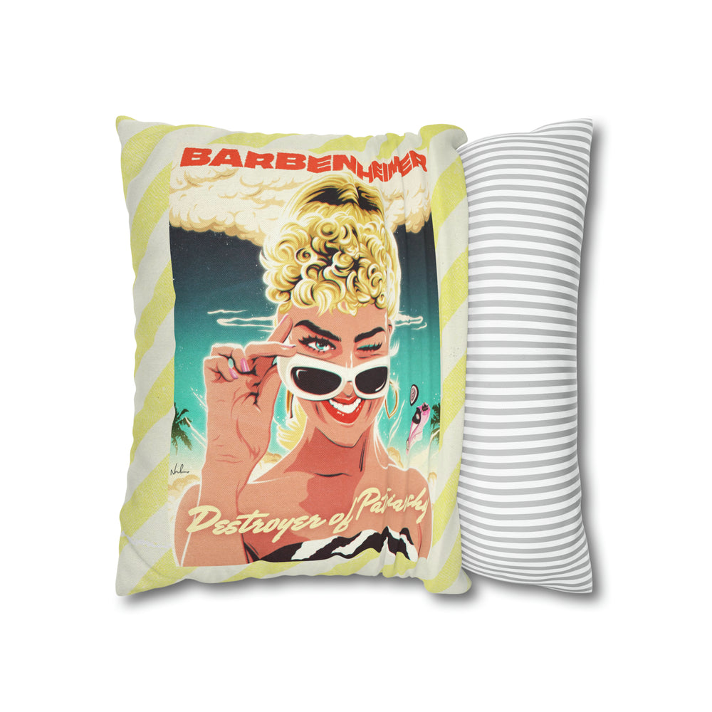 BARBENHEIMER - Spun Polyester Square Pillow Case 16x16" (Slip Only)