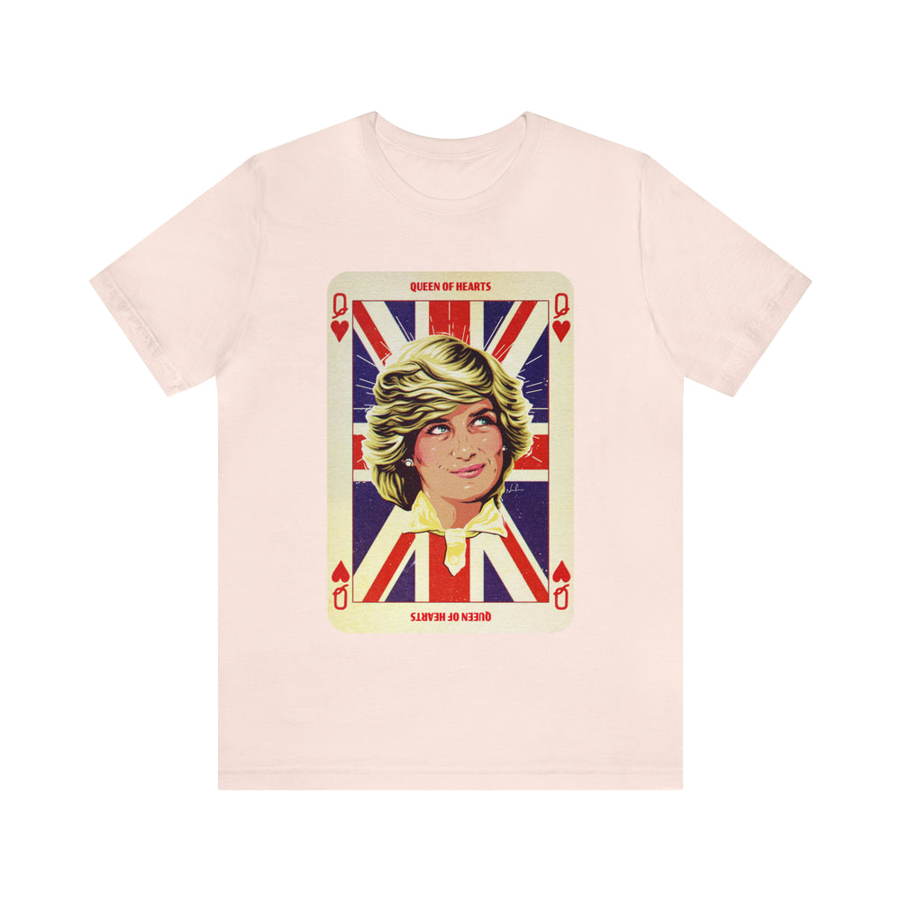 Queen Of Hearts [UK-Printed] - Unisex Jersey Short Sleeve Tee