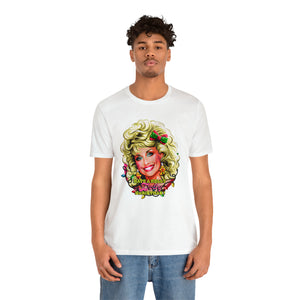Have A Holly Dolly Christmas! [UK-Printed] - Unisex Jersey Short Sleeve Tee