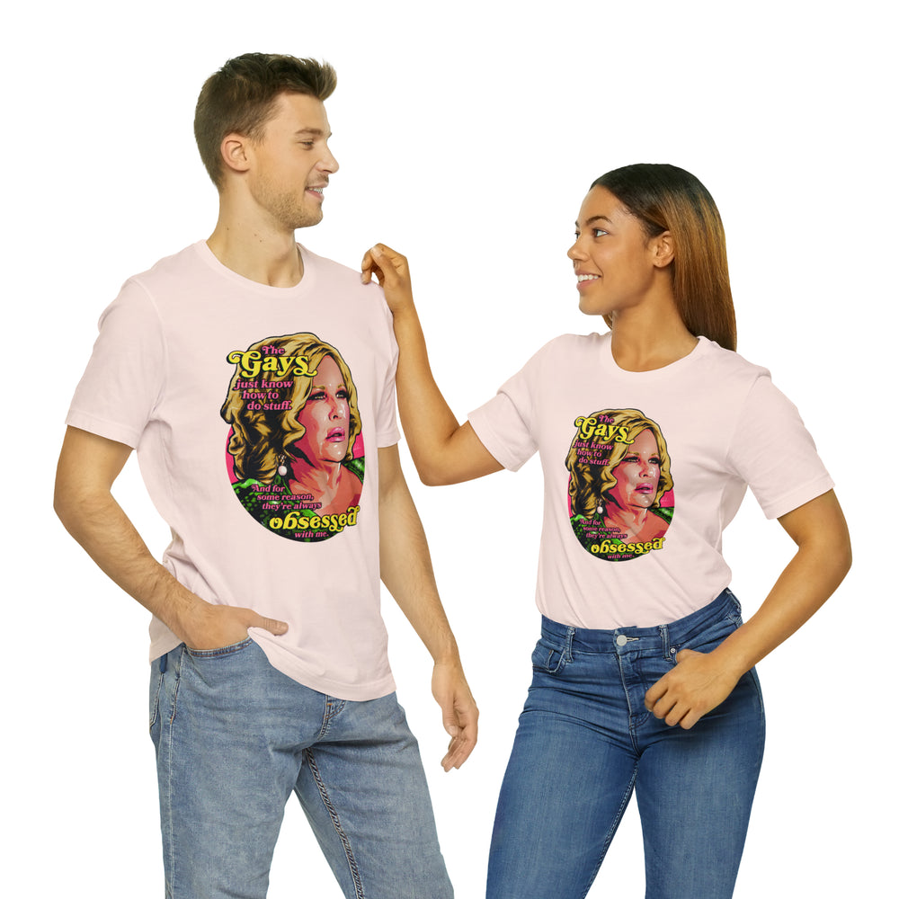 The Gays Just Know How To Do Stuff [UK-Printed] - Unisex Jersey Short Sleeve Tee