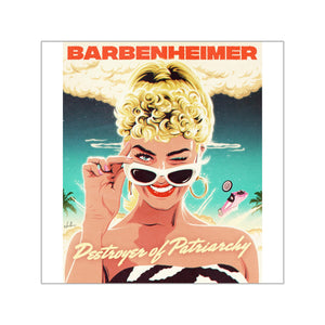 BARBENHEIMER - Square Vinyl Stickers