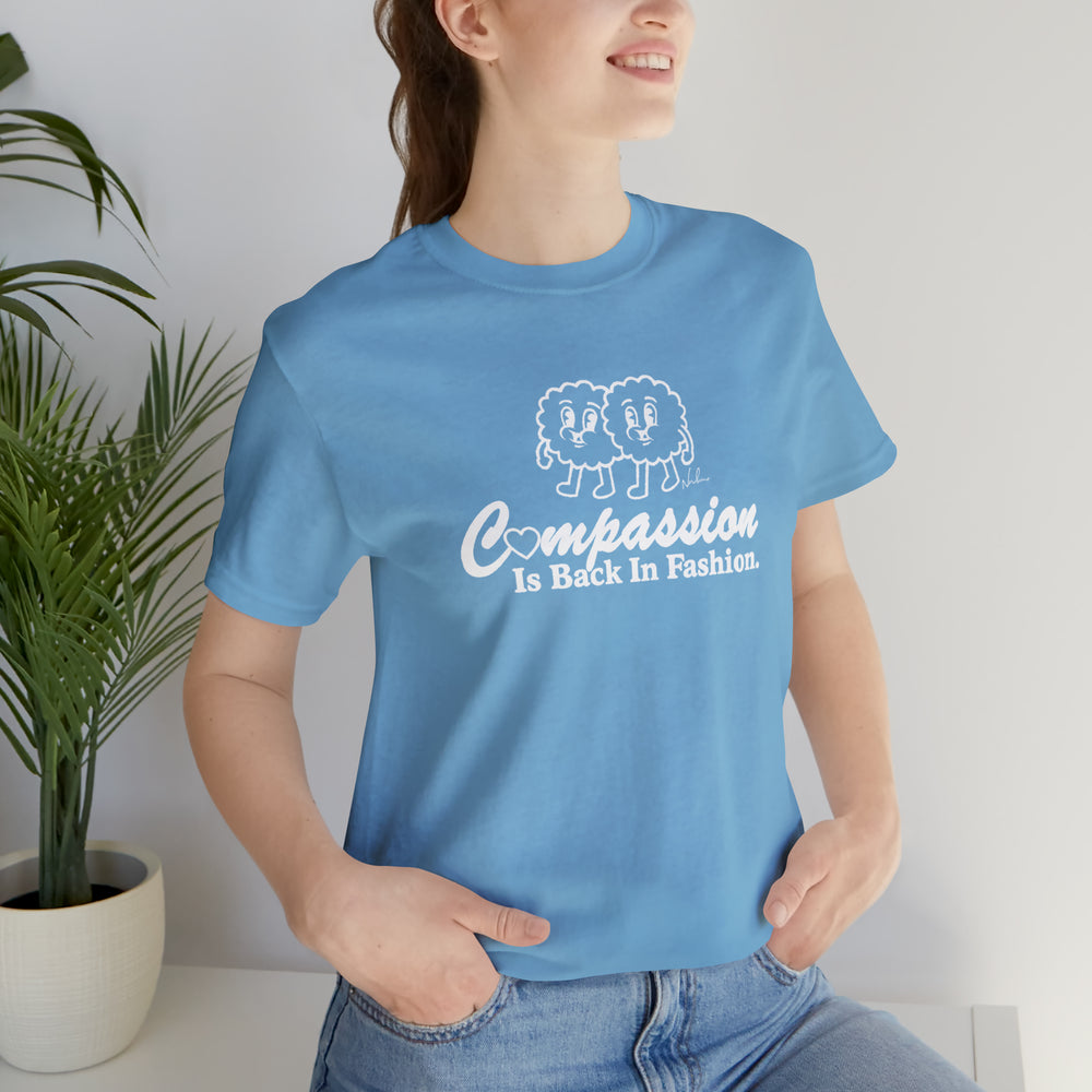 Compassion Is Back In Fashion [UK-Printed] - Unisex Jersey Short Sleeve Tee