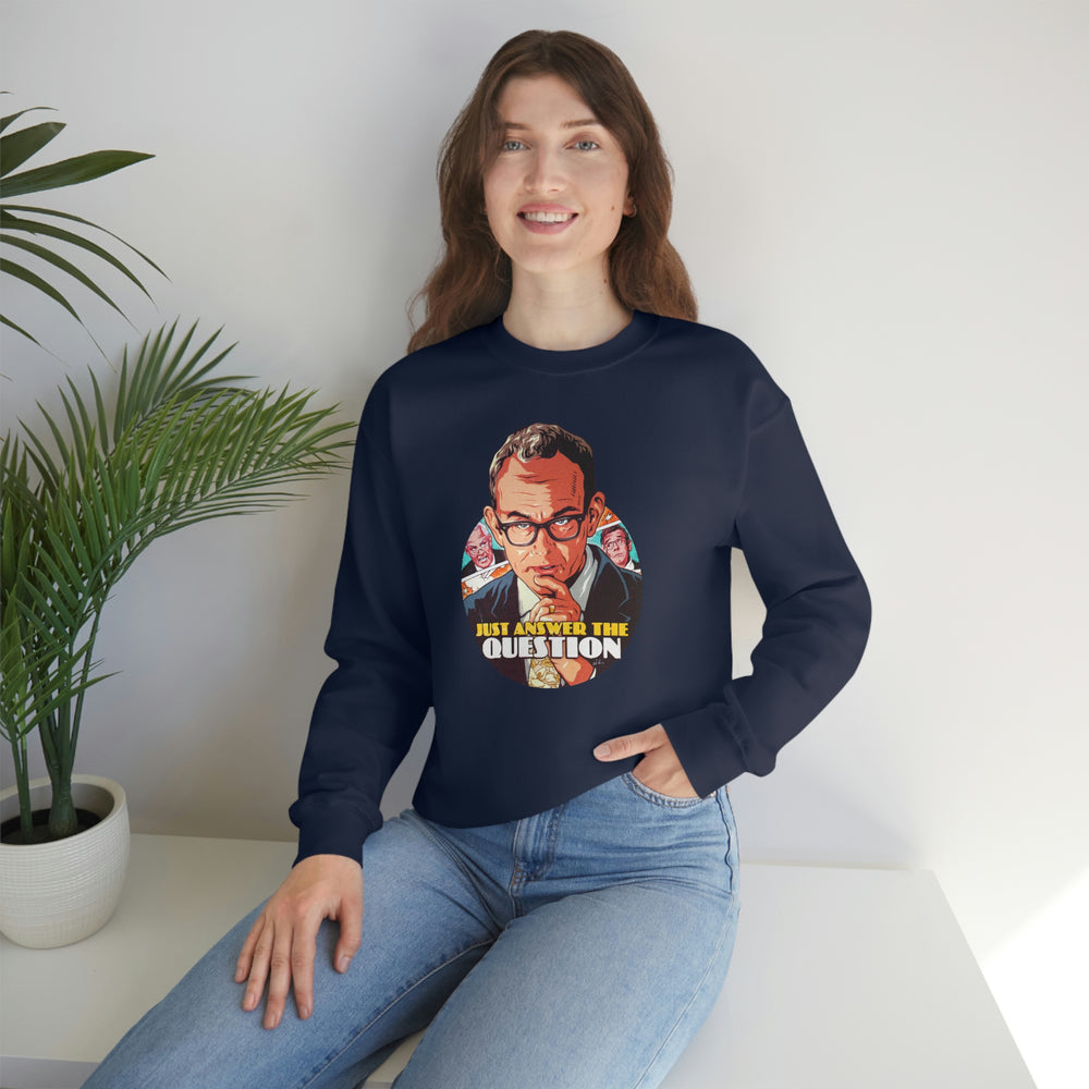 Just Answer The Question [Australian-Printed] - Unisex Heavy Blend™ Crewneck Sweatshirt