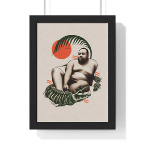 Little By Little Becomes A Lot - Premium Framed Vertical Poster