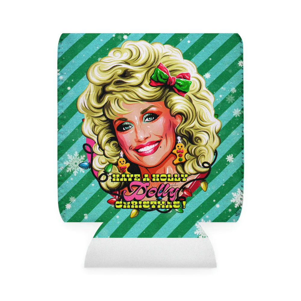 Have A Holly Dolly Christmas! - Can Cooler Sleeve