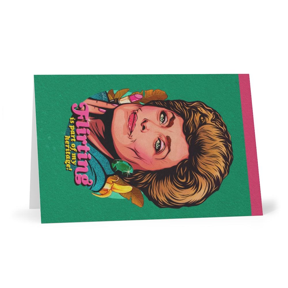 Flirting Is Part Of My Heritage! - Greeting Cards (7 pcs)