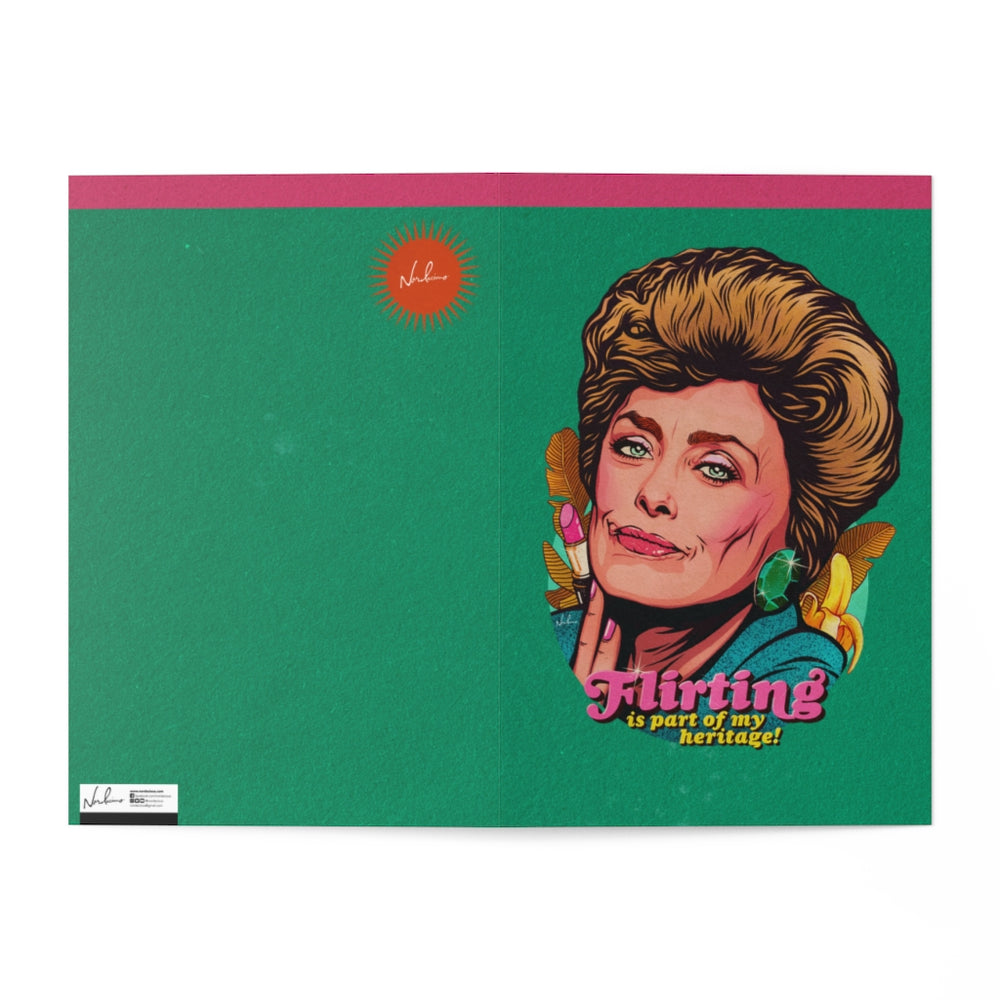 Flirting Is Part Of My Heritage! - Greeting Cards (7 pcs)