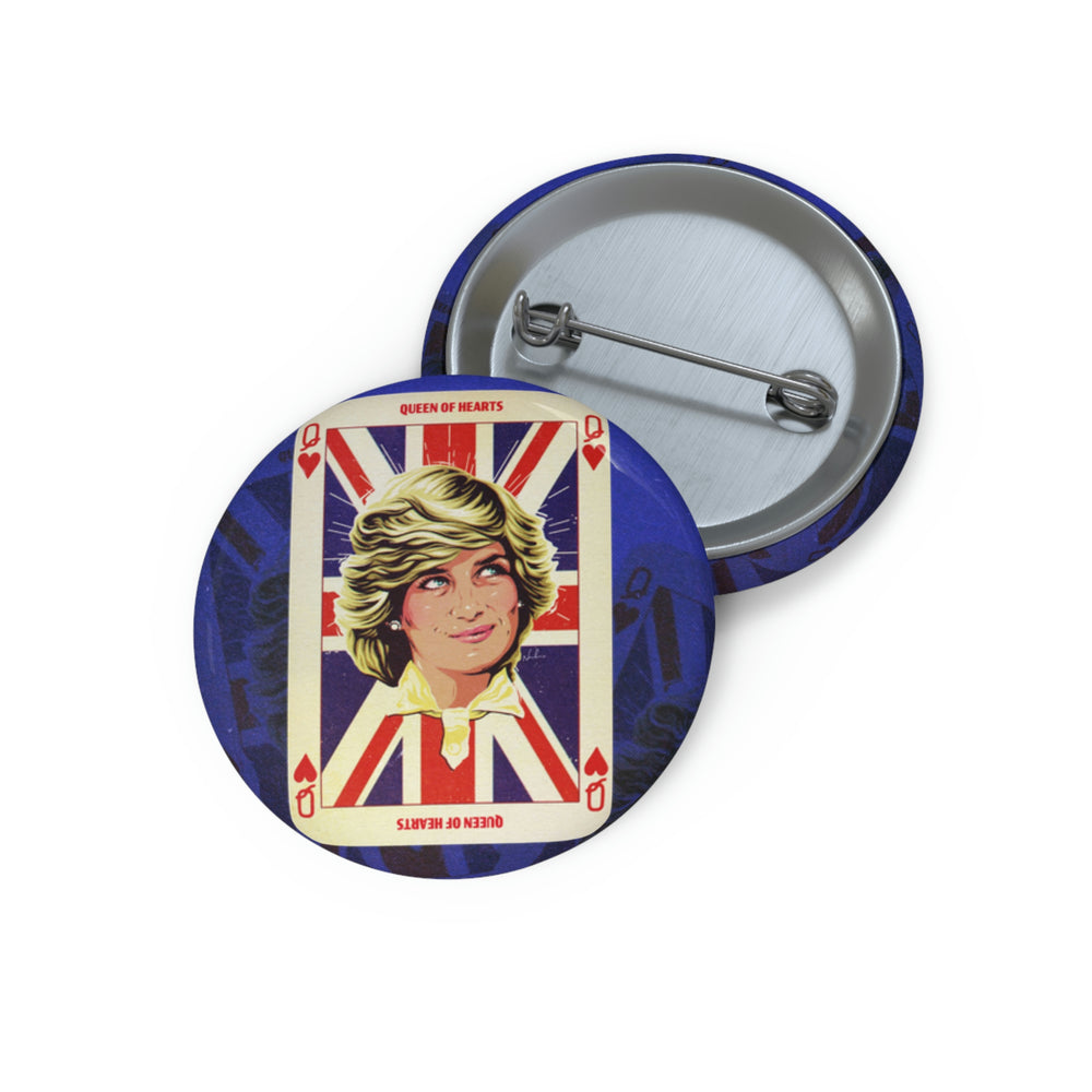 Queen Of Hearts - Pin Buttons