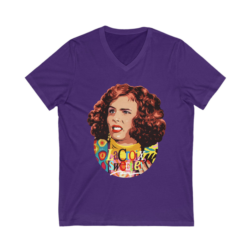 LaCroix, Sweetie! [US-Printed] - Unisex Jersey Short Sleeve V-Neck Tee