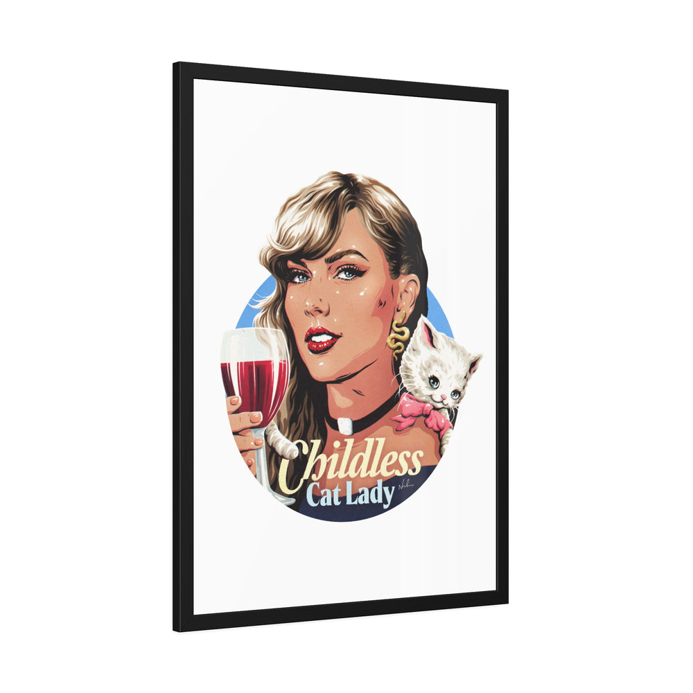 Childless Cat Lady - Framed Paper Posters