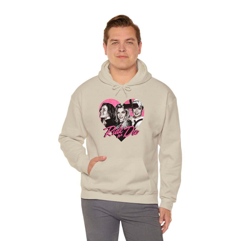 RIDE OR DIE [Australian-Printed] - Unisex Heavy Blend™ Hooded Sweatshirt