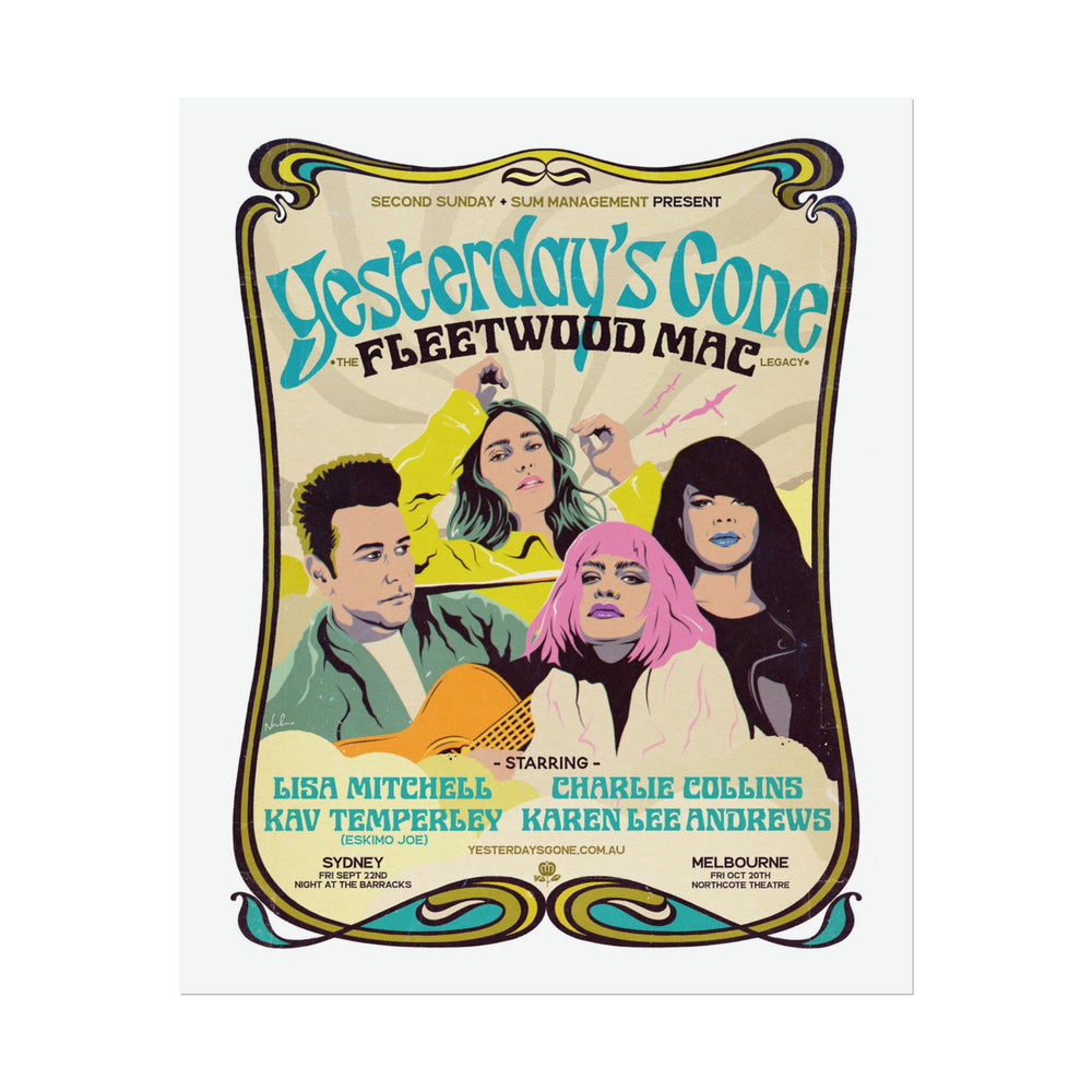 Yesterday's Gone - The Fleetwood Mac Legacy (Australian-Printed) - Rolled Posters