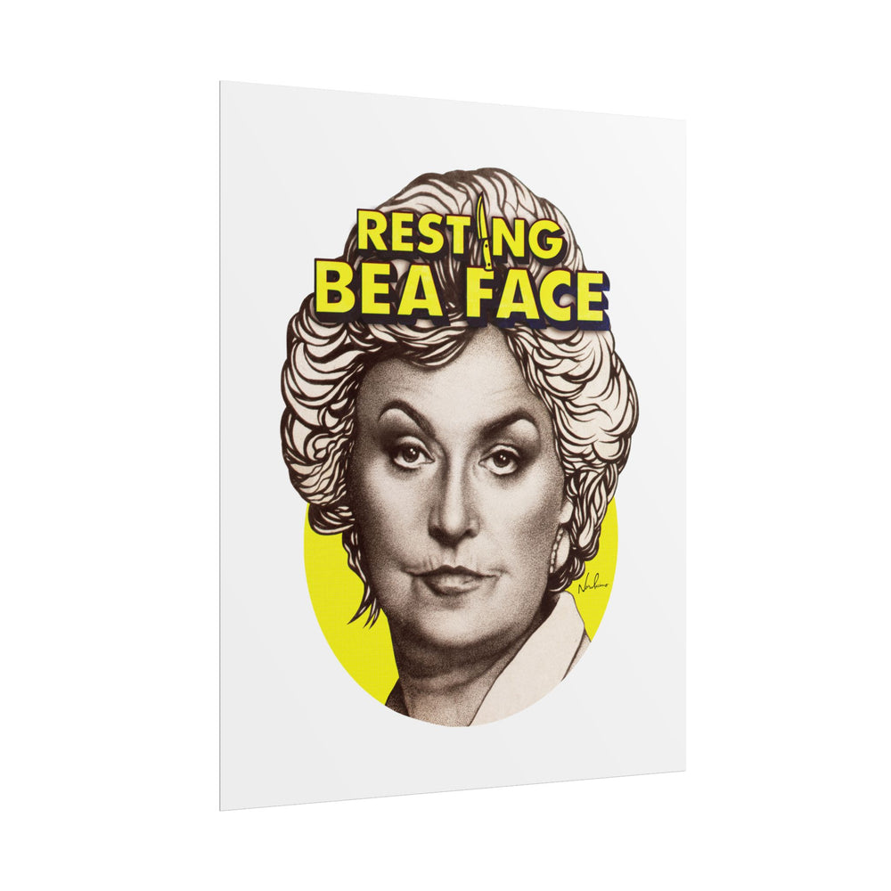 RESTING BEA FACE - Rolled Posters