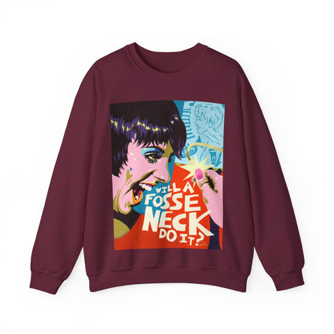 Will A Fosse Neck Do It? [UK-Printed] - Unisex Heavy Blend™ Crewneck Sweatshirt