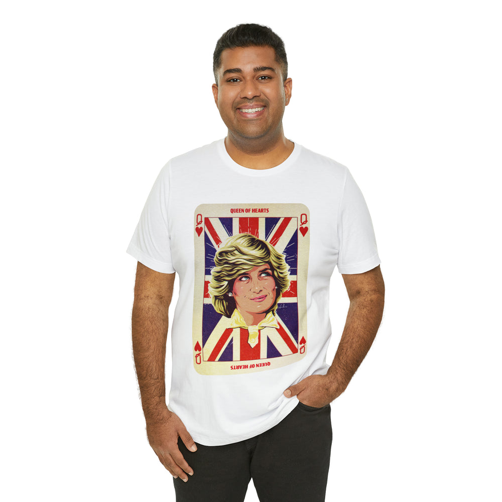 Queen Of Hearts [UK-Printed] - Unisex Jersey Short Sleeve Tee