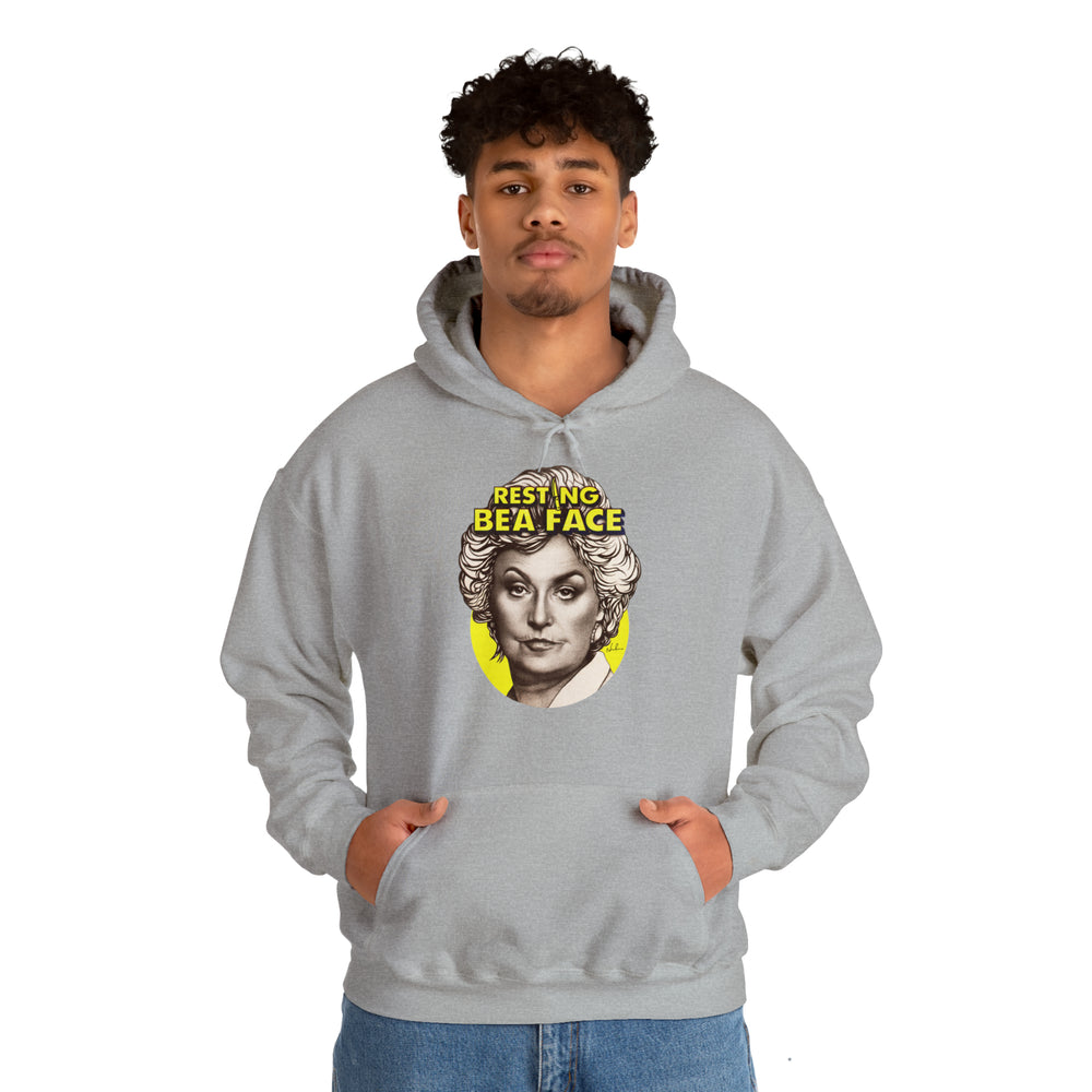 RESTING BEA FACE [Australian-Printed] - Unisex Heavy Blend™ Hooded Sweatshirt