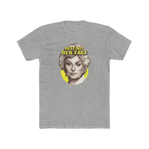 RESTING BEA FACE - Men's Cotton Crew Tee