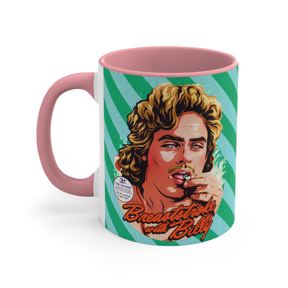 Breaststroke With Billy - 11oz Accent Mug (Australian Printed)