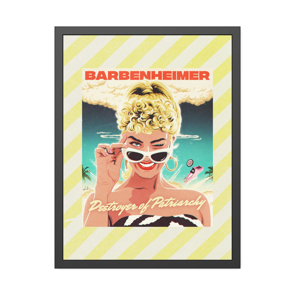 BARBENHEIMER [Coloured-BG] - Framed Paper Posters