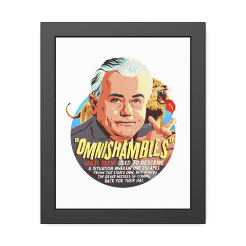 OMNISHAMBLES - Framed Paper Posters