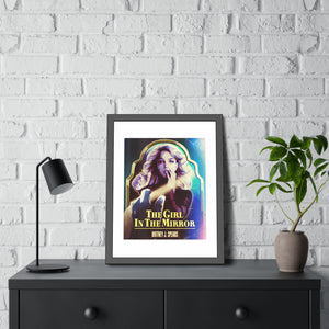 The Girl In The Mirror - Framed Paper Posters