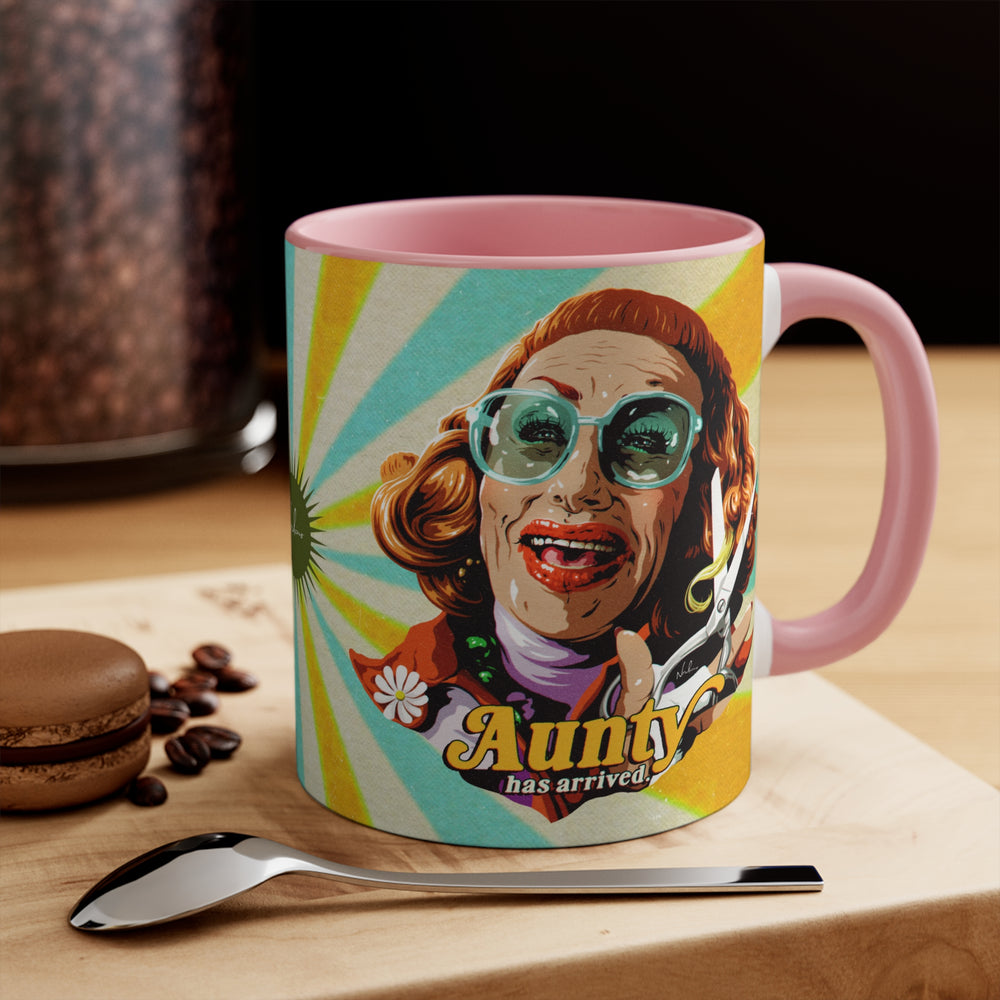 Aunty Has Arrived - 11oz Accent Mug (Australian Printed)