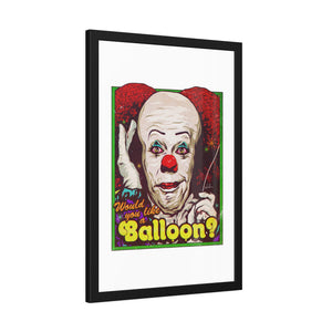 Would You Like A Balloon? - Framed Paper Posters