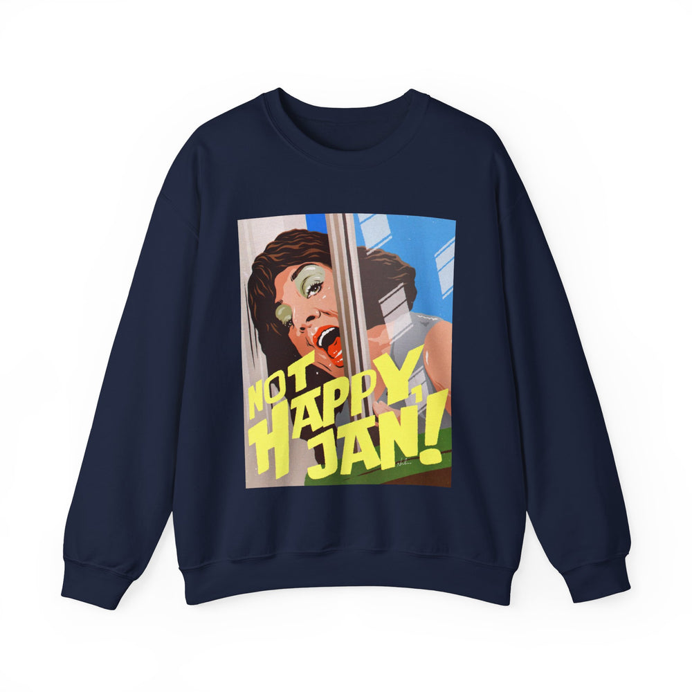 NOT HAPPY, JAN! [Australian-Printed] - Unisex Heavy Blend™ Crewneck Sweatshirt