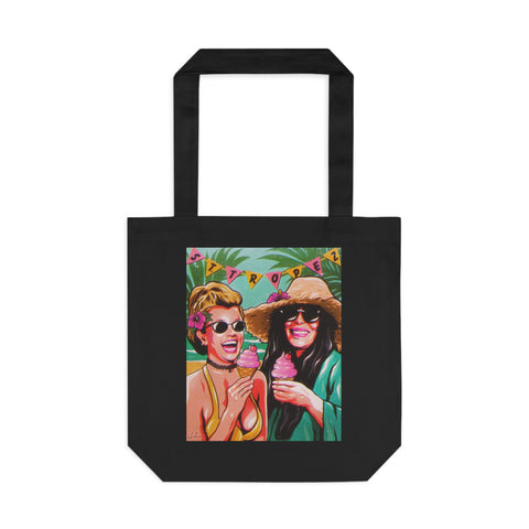 Ice Cream In St Tropez [Australian-Printed] - Cotton Tote Bag