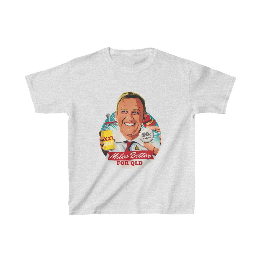 Miles Better For QLD [AU-Printed] - Kids Heavy Cotton™ Tee