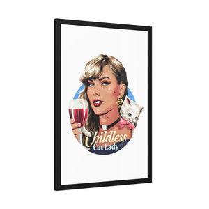 Childless Cat Lady - Framed Paper Posters