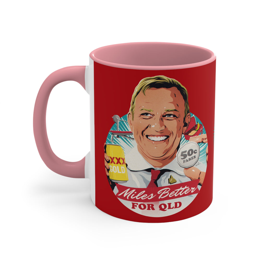 Miles Better For QLD - 11oz Accent Mug (Australian Printed)