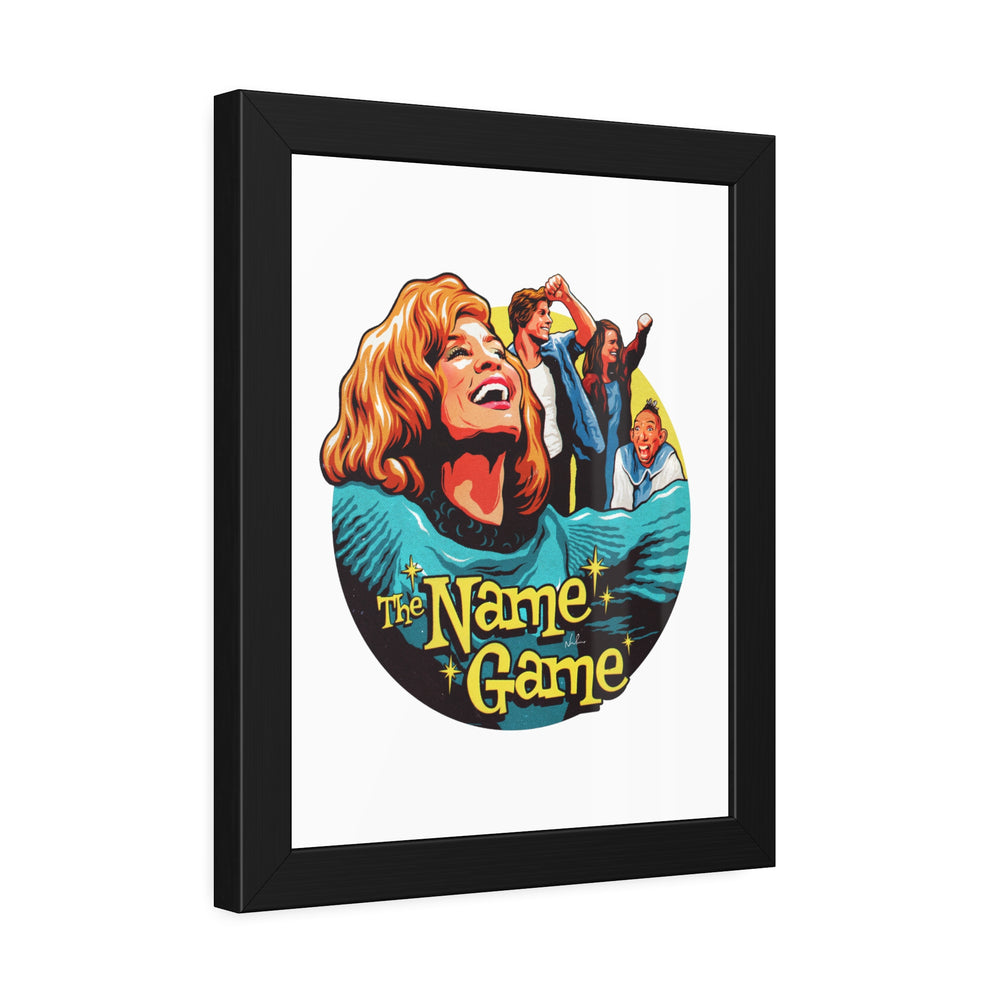 The Name Game - Framed Paper Posters
