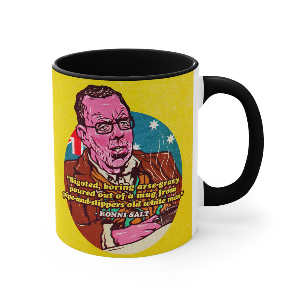 Bigoted, Boring, Arse-Gravy - 11oz Accent Mug (Australian Printed)