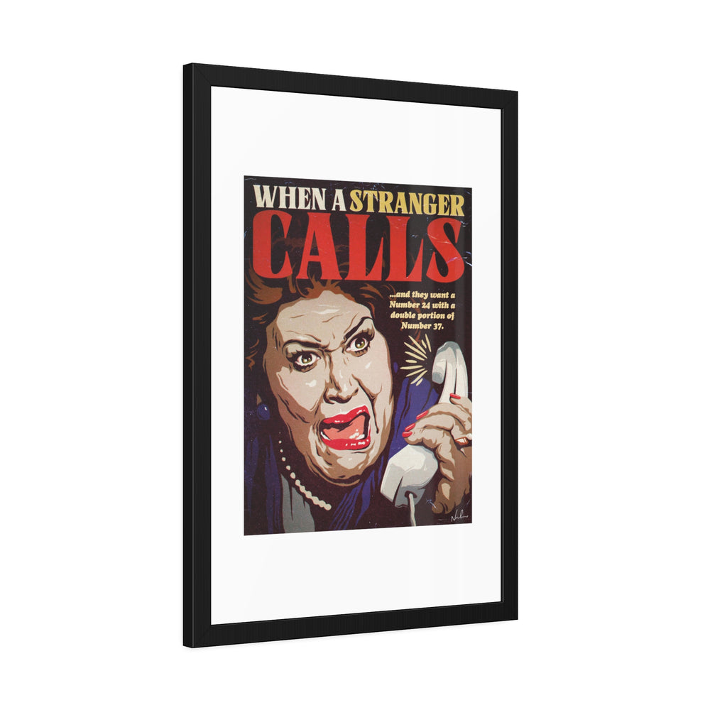 When A Stranger Calls - Framed Paper Posters