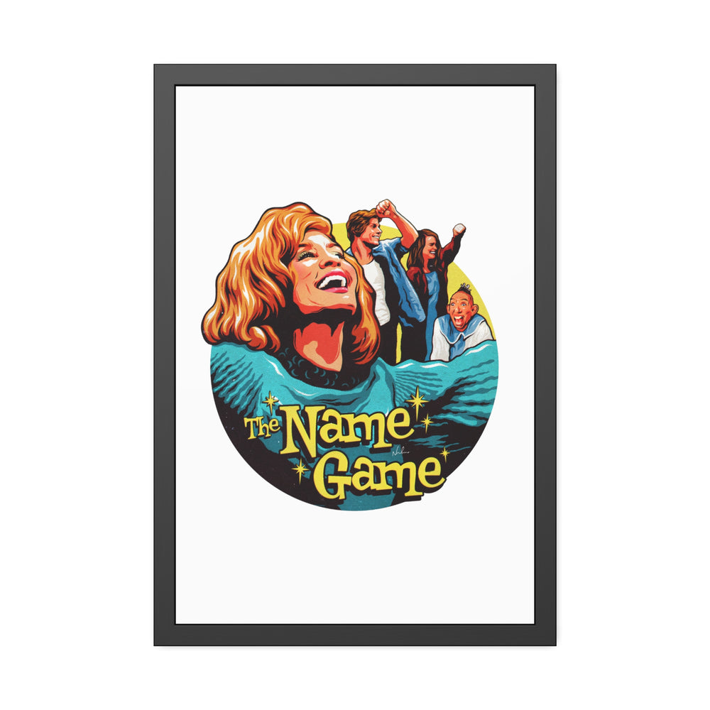 The Name Game - Framed Paper Posters