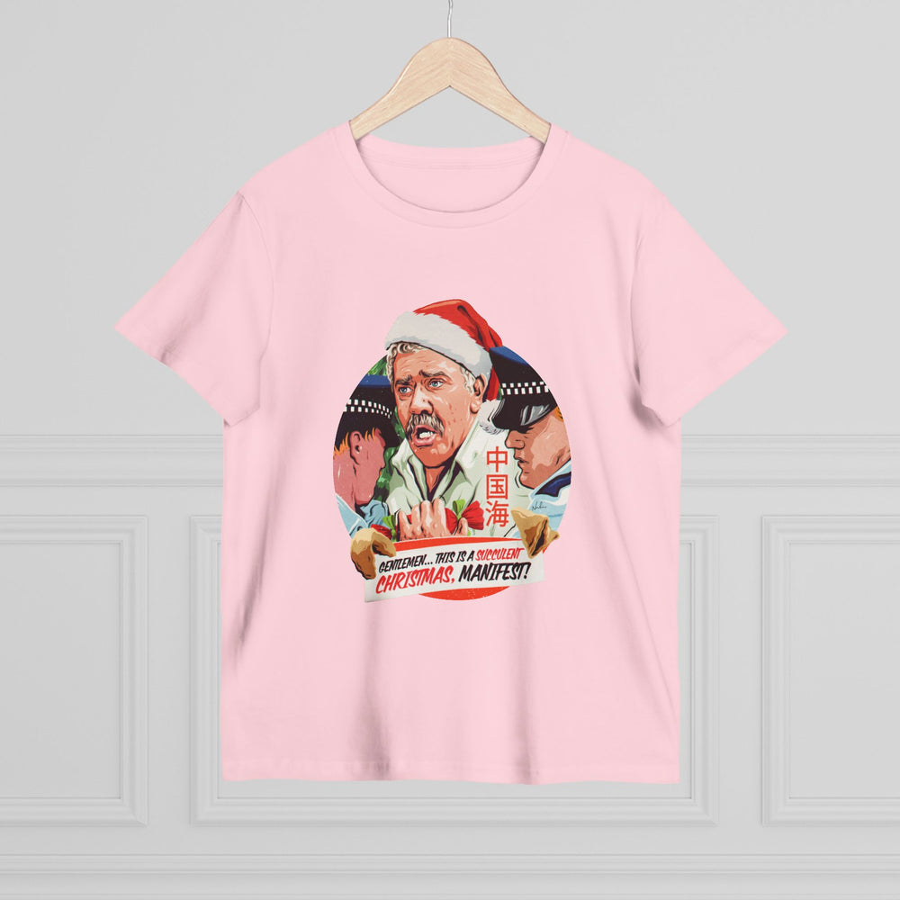 GENTLEMEN... THIS IS A SUCCULENT CHRISTMAS, MANIFEST! [Australian-Printed] - Women’s Maple Tee