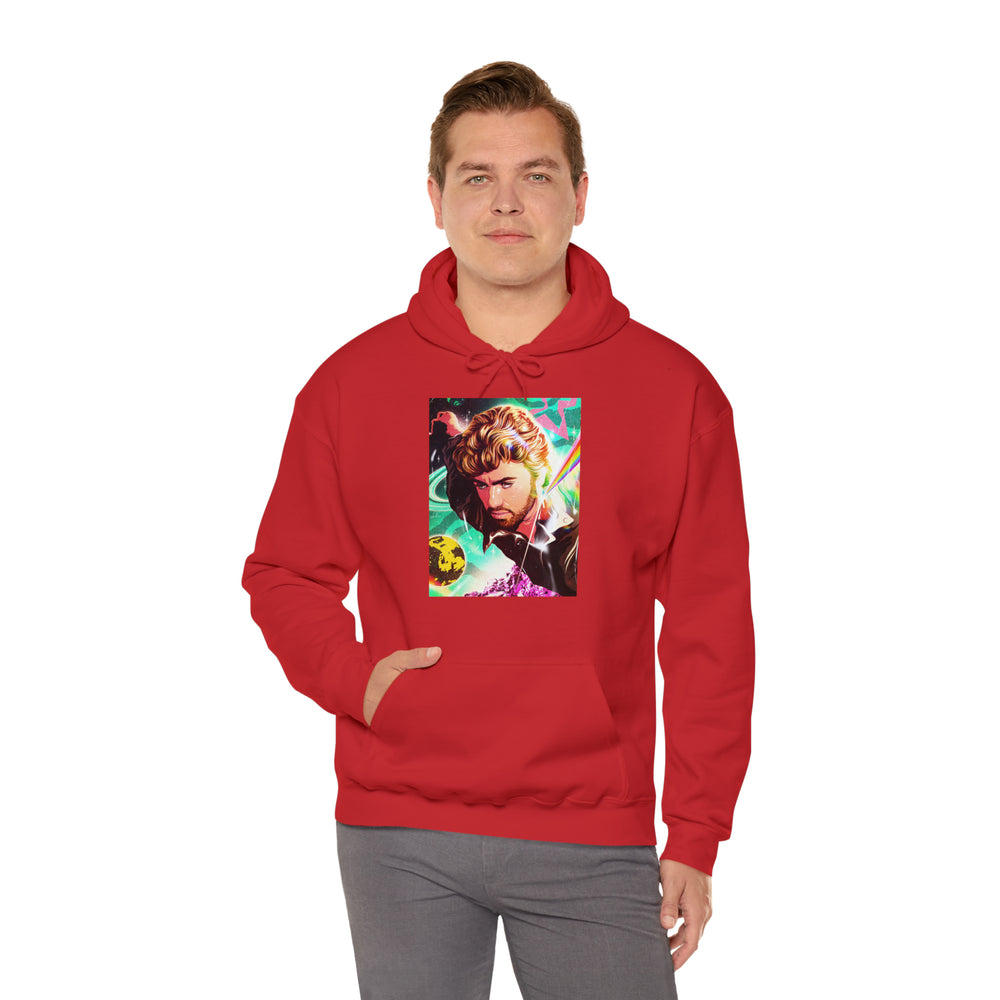 GALACTIC GEORGE [Australian-Printed] - Unisex Heavy Blend™ Hooded Sweatshirt