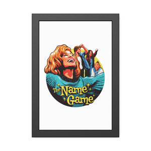 The Name Game - Framed Paper Posters