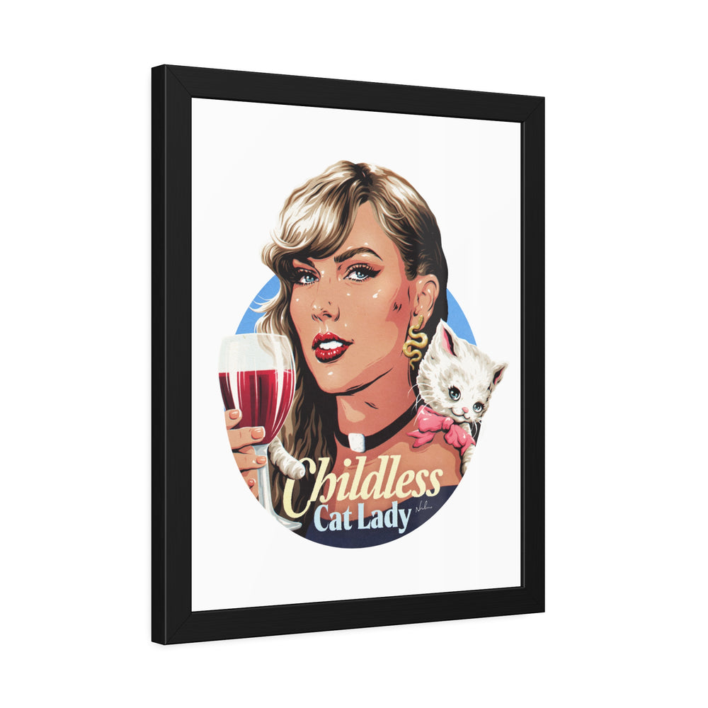 Childless Cat Lady - Framed Paper Posters