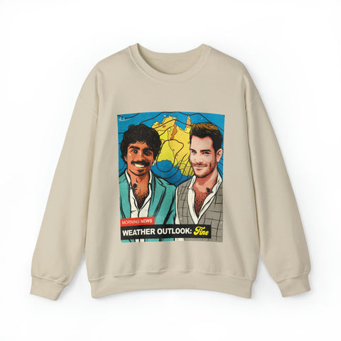 Weather Outlook: Fine [Australian-Printed] Unisex Heavy Blend™ Crewneck Sweatshirt
