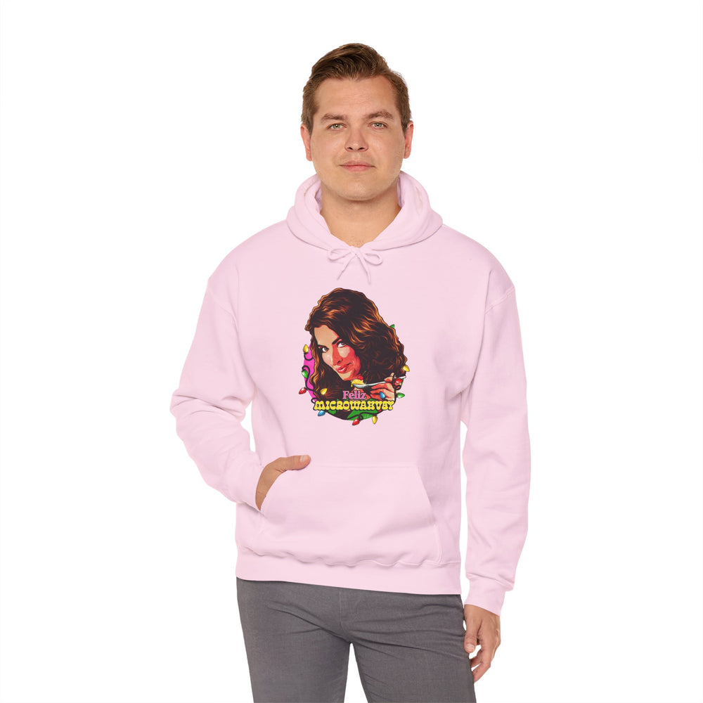 Feliz Microwahvey [US-Printed] - Unisex Heavy Blend™ Hooded Sweatshirt