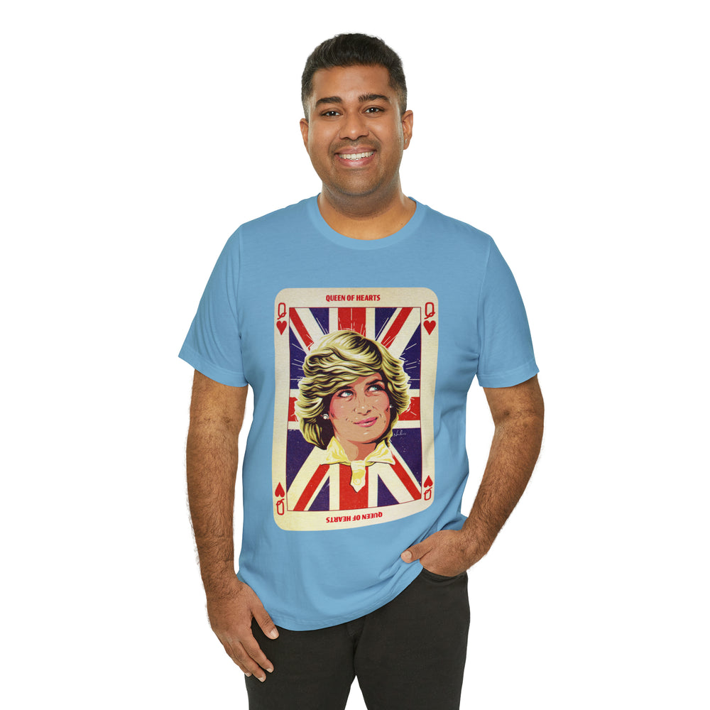 Queen Of Hearts [UK-Printed] - Unisex Jersey Short Sleeve Tee