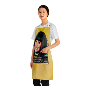 Babe With A Bobcut And A Magnificent Bosom - Apron (AOP)