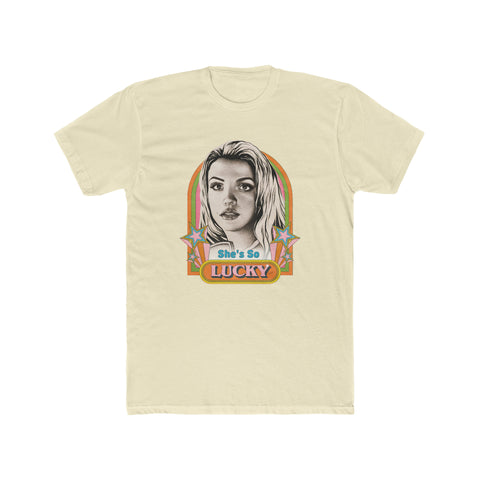 She's So Lucky - Men's Cotton Crew Tee