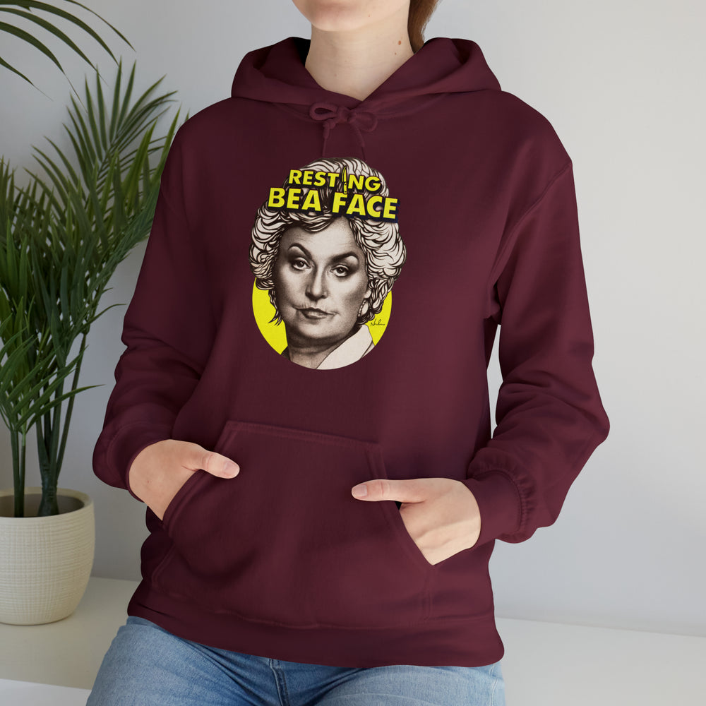 RESTING BEA FACE [Australian-Printed] - Unisex Heavy Blend™ Hooded Sweatshirt