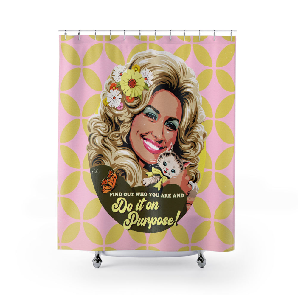 Do It On Purpose - Shower Curtains