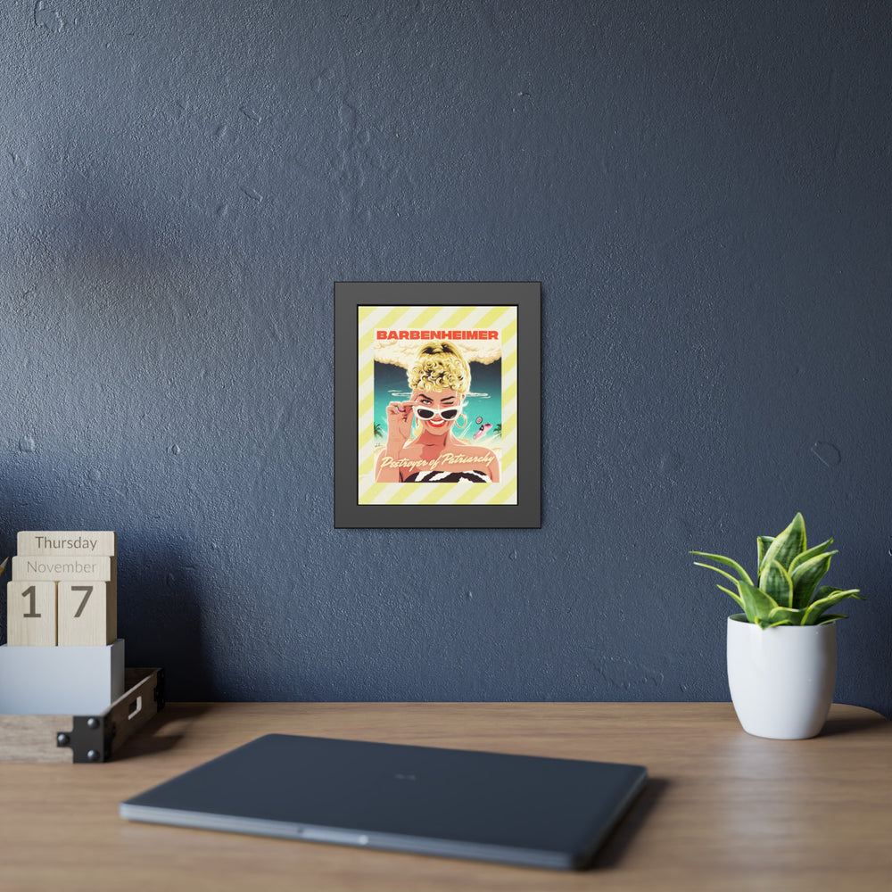 BARBENHEIMER [Coloured-BG] - Framed Paper Posters