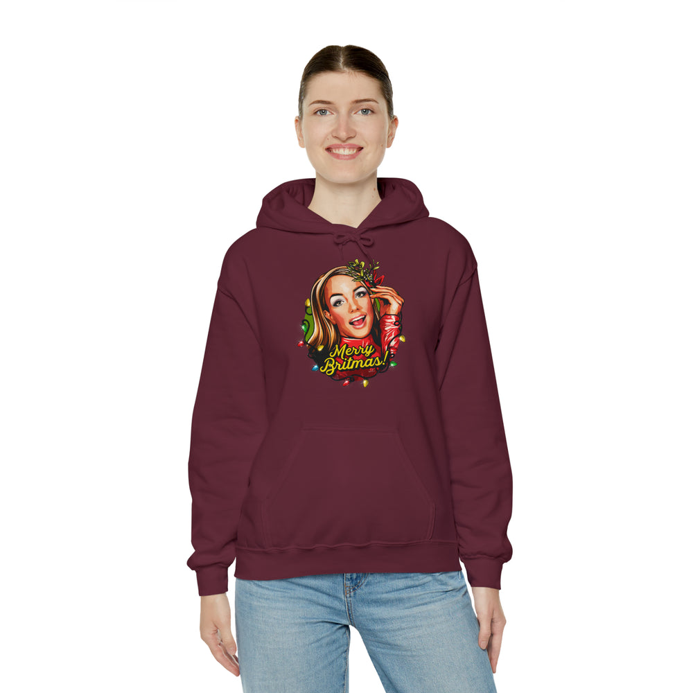 Merry Britmas! [Australian-Printed] - Unisex Heavy Blend™ Hooded Sweatshirt