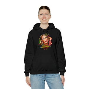 Merry Britmas! [Australian-Printed] - Unisex Heavy Blend™ Hooded Sweatshirt